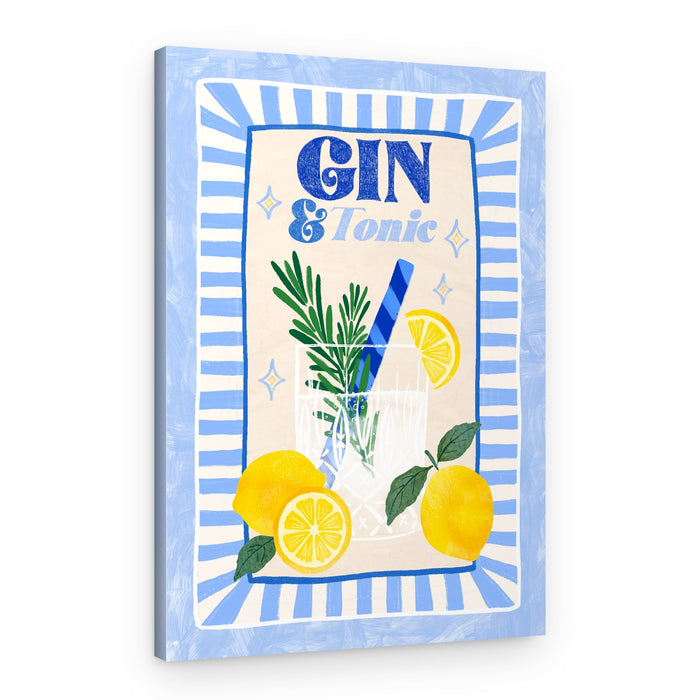 Summer Gin Tonic – Canvas Print