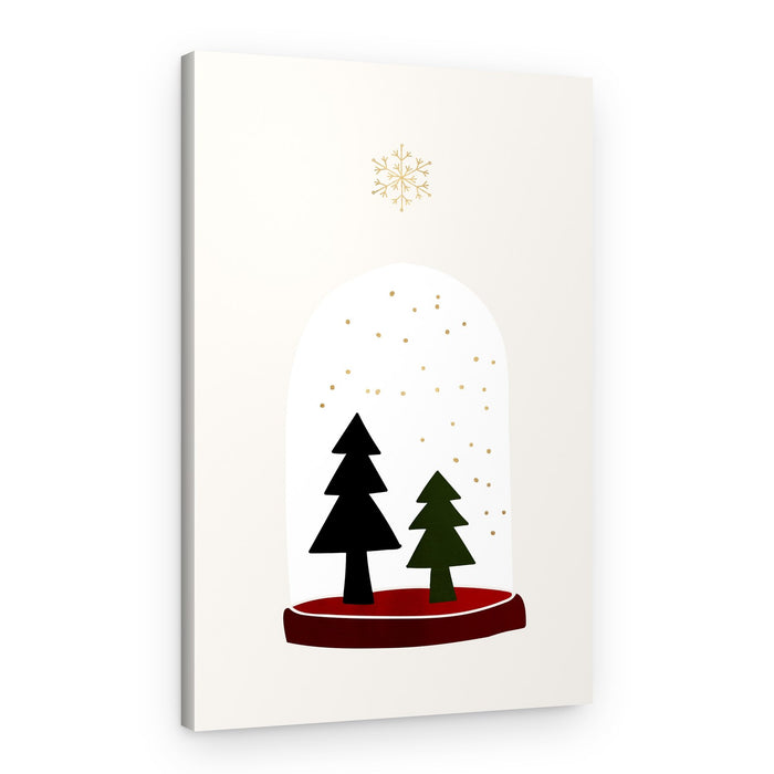 Dancing Snowflakes – Canvas Print