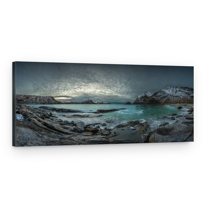 Dramatic Arctic Beach – Canvas Print