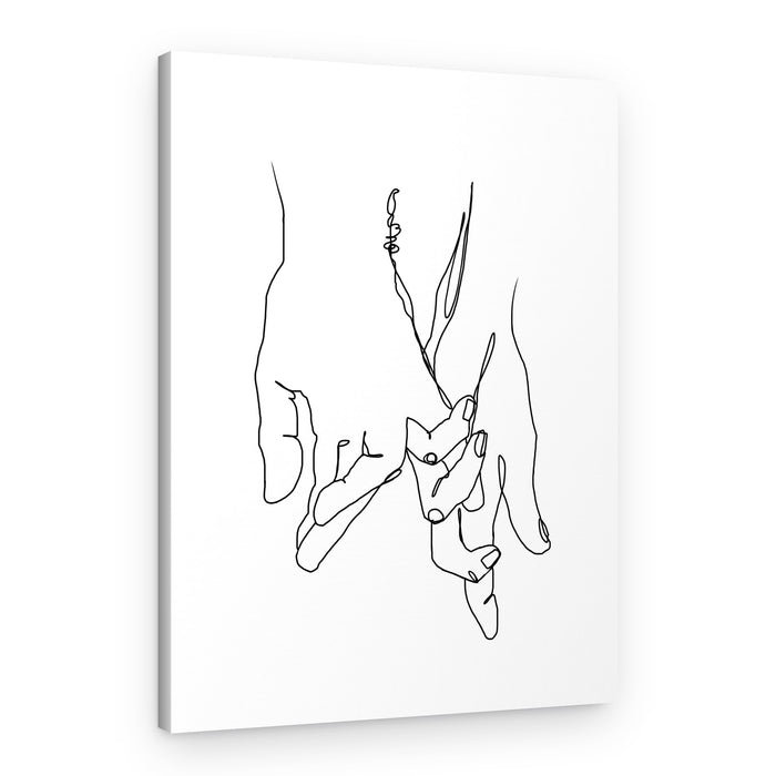 Connected Hands – Canvas Print