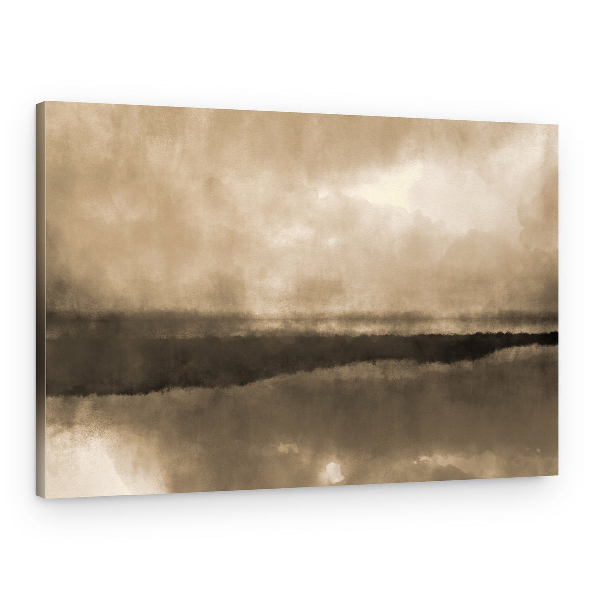 Serene Misty Horizon – Canvas Print