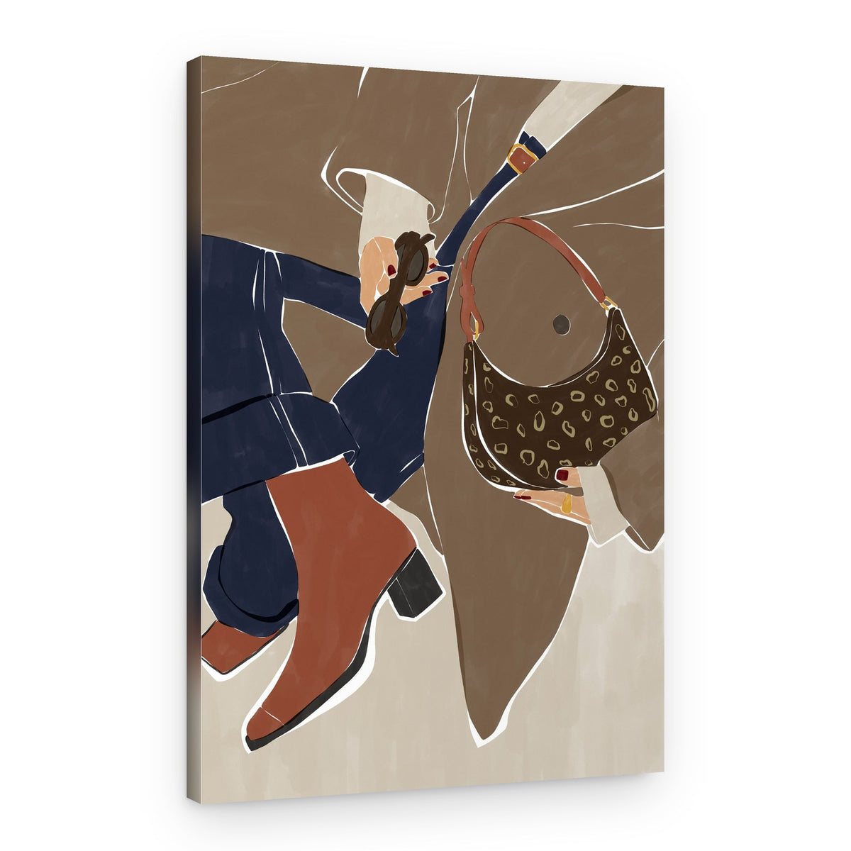 Chic Autumn Style – Canvas Print