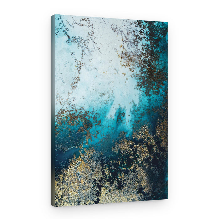 Abstract Currents - Clear Waters – Canvas Print