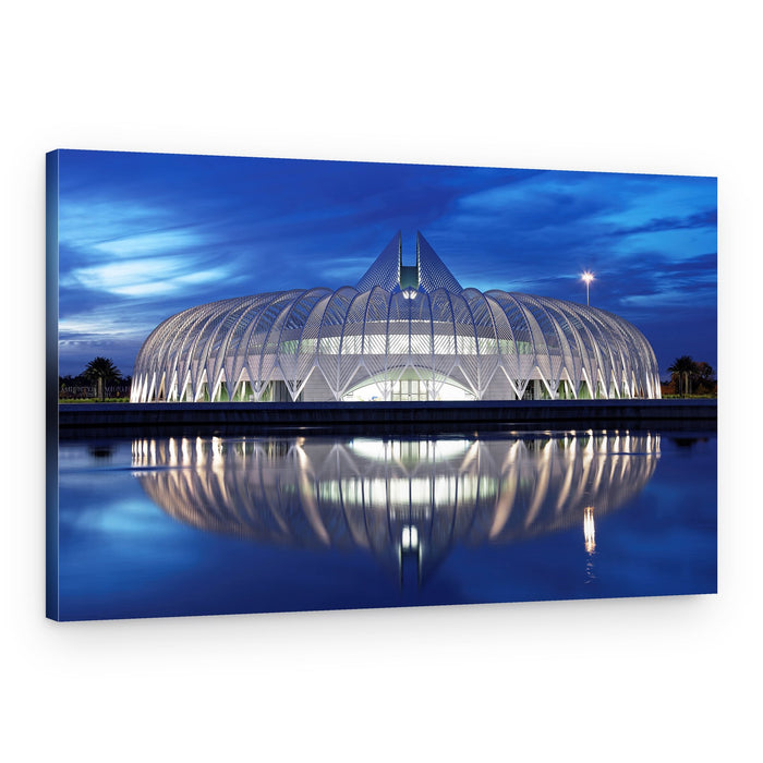 Modern Architectural Reflection – Canvas Print
