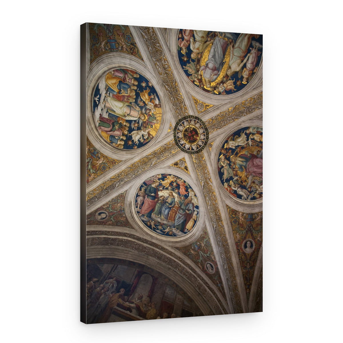 Celestial Ornate Ceiling – Canvas Print