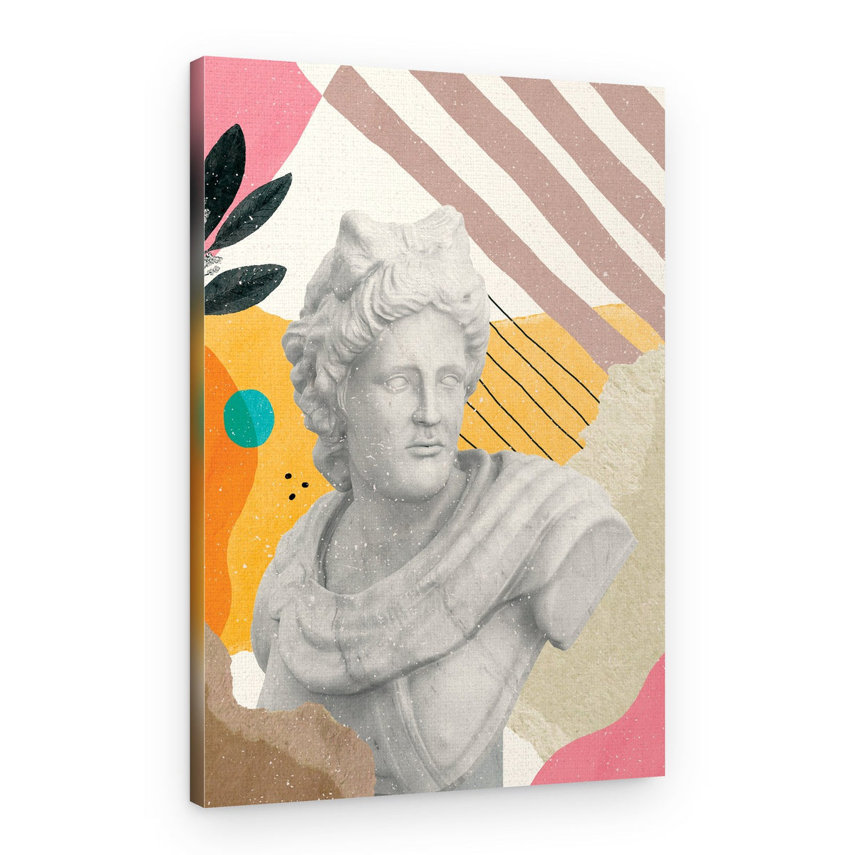 Modern Classical Bust – Canvas Print