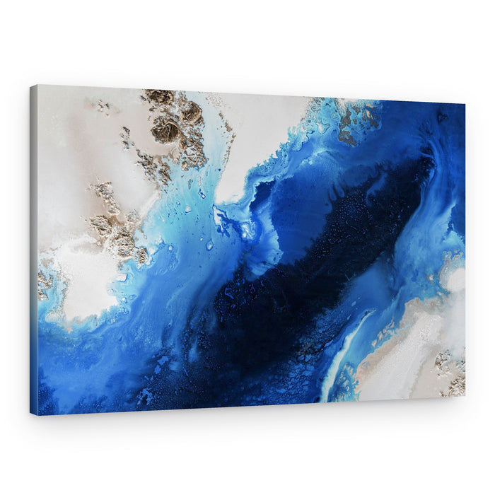 Sapphire Depths – Canvas Print