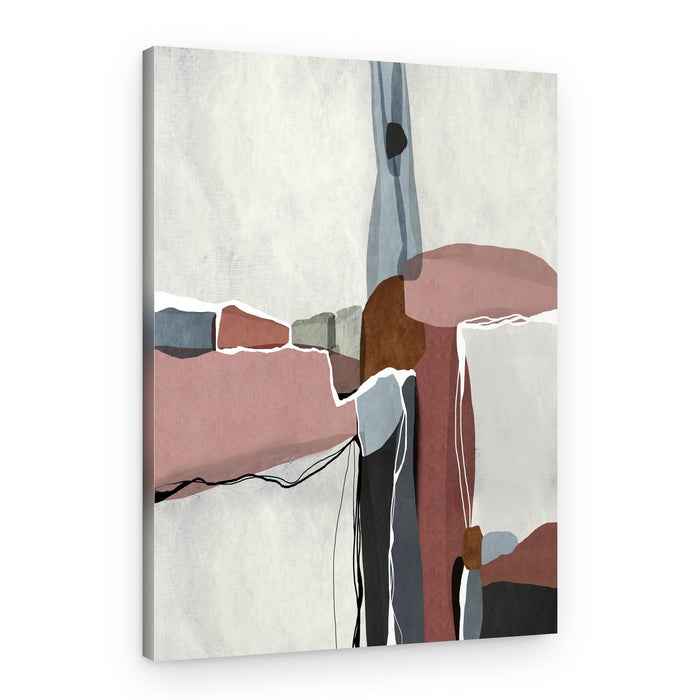 Muted Organic Shapes – Canvas Print