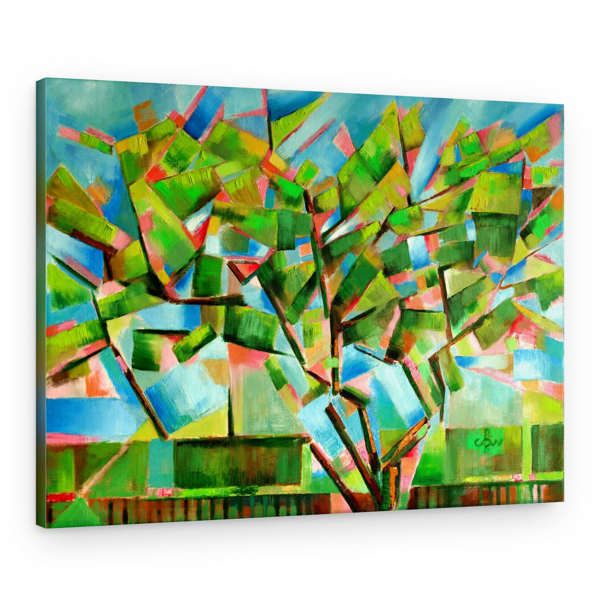 Vibrant Abstract Tree – Canvas Print
