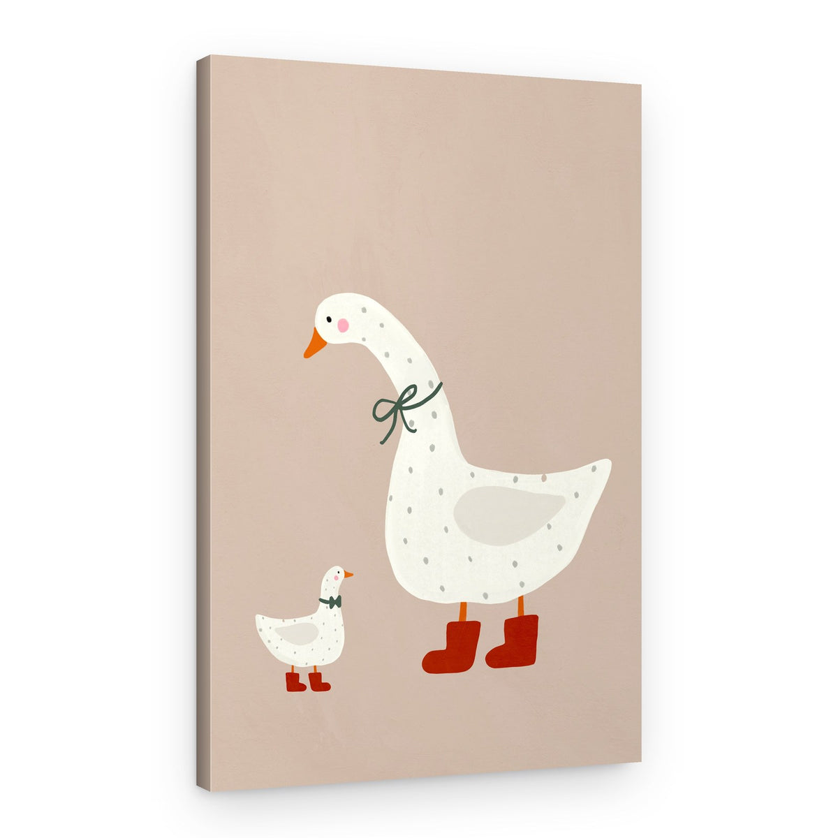 Goose and Gosling – Canvas Print