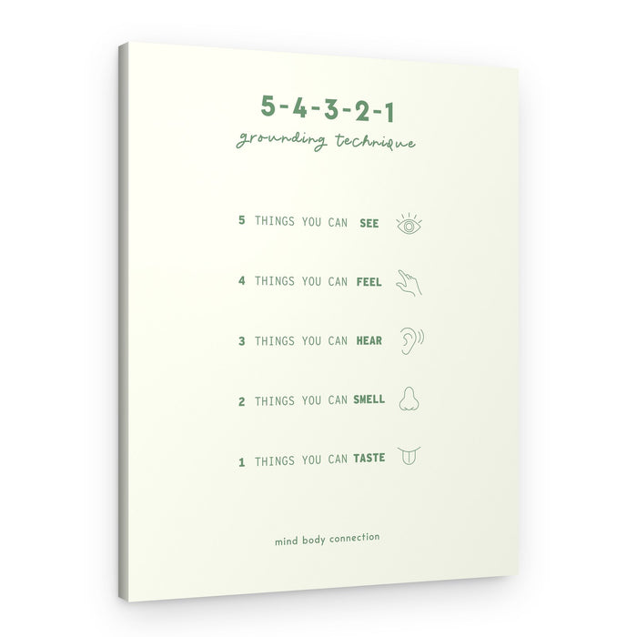5-4-3-2-1 Grounding Technique – Canvas Print