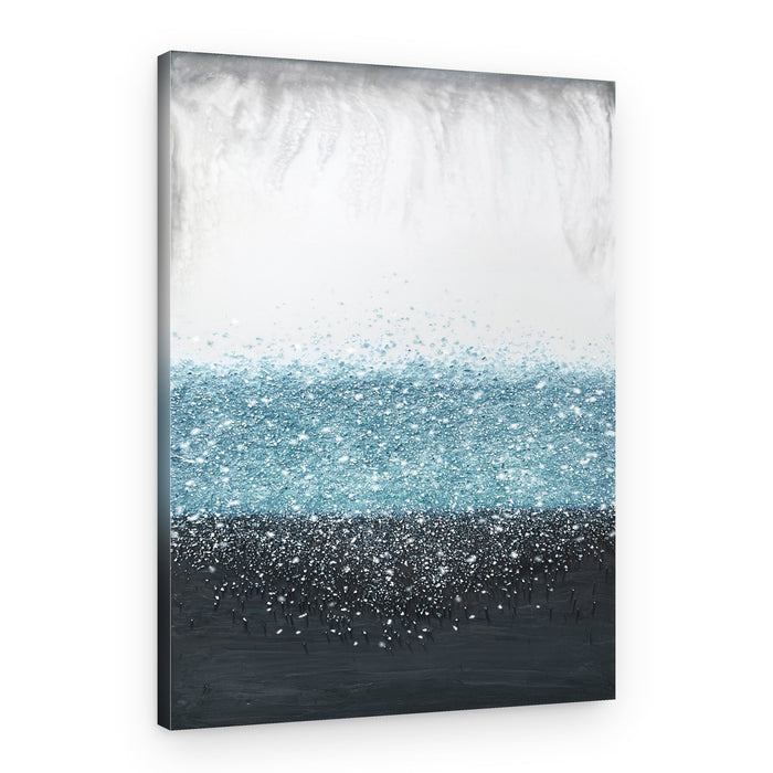 Glittering Blue Depths – Canvas Print