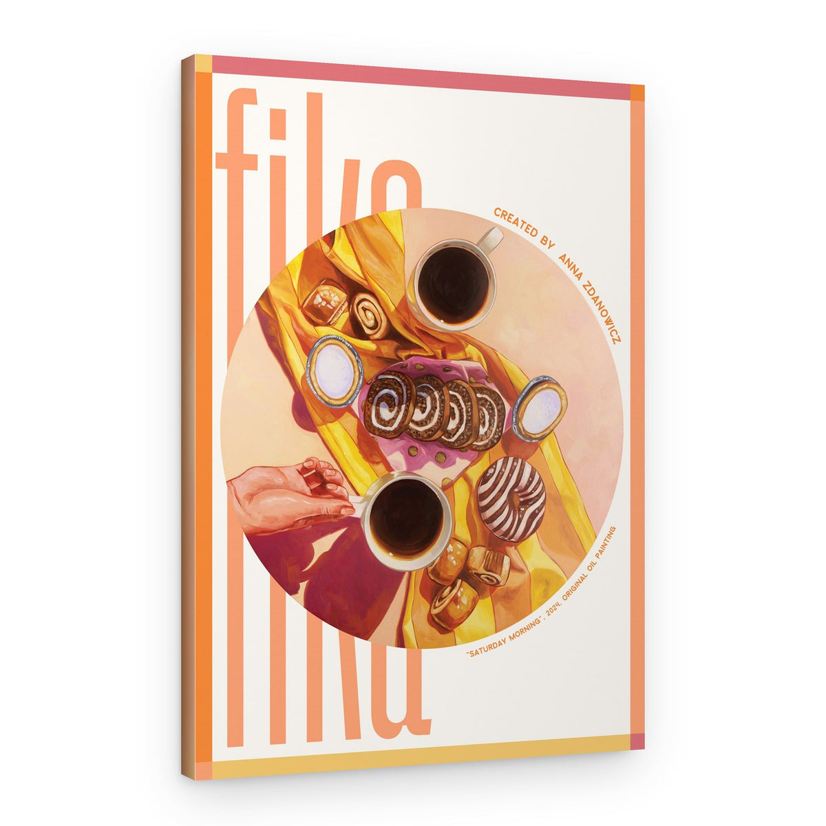 Sweet Morning Pastries – Canvas Print