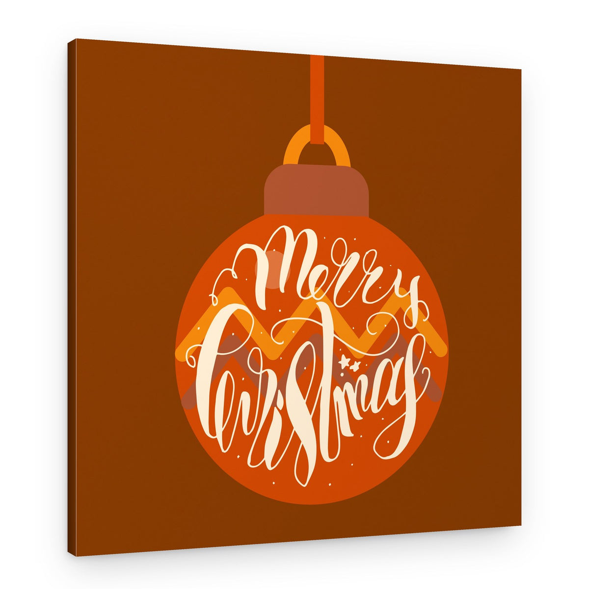 Merry Christmas Ornament – Canvas Print
