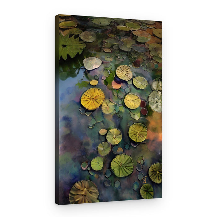 Vibrant Water Garden – Canvas Print