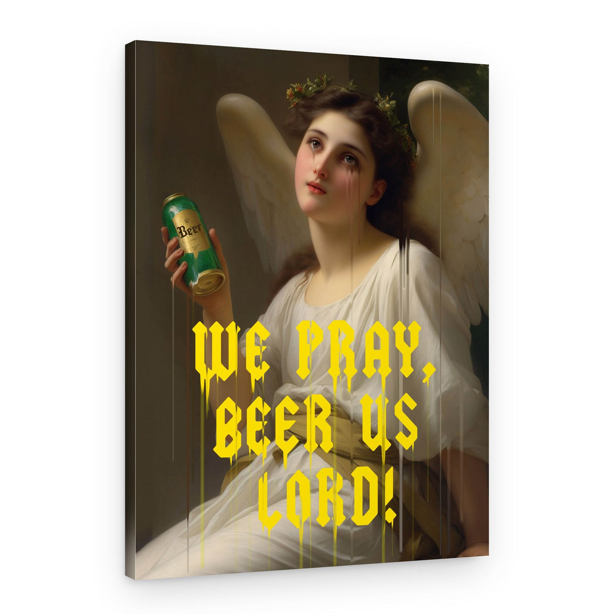 We Pray Beer Us Lord – Canvas Print
