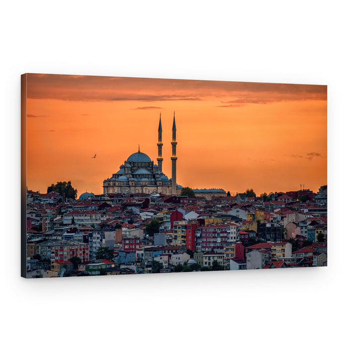 Golden Istanbul Sunset – Canvas Print