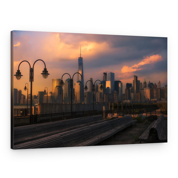 New York City Twilight Skyline – Canvas Print