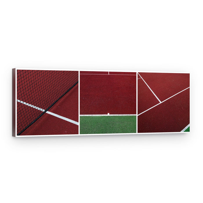 Modern Court Geometry – Canvas Print