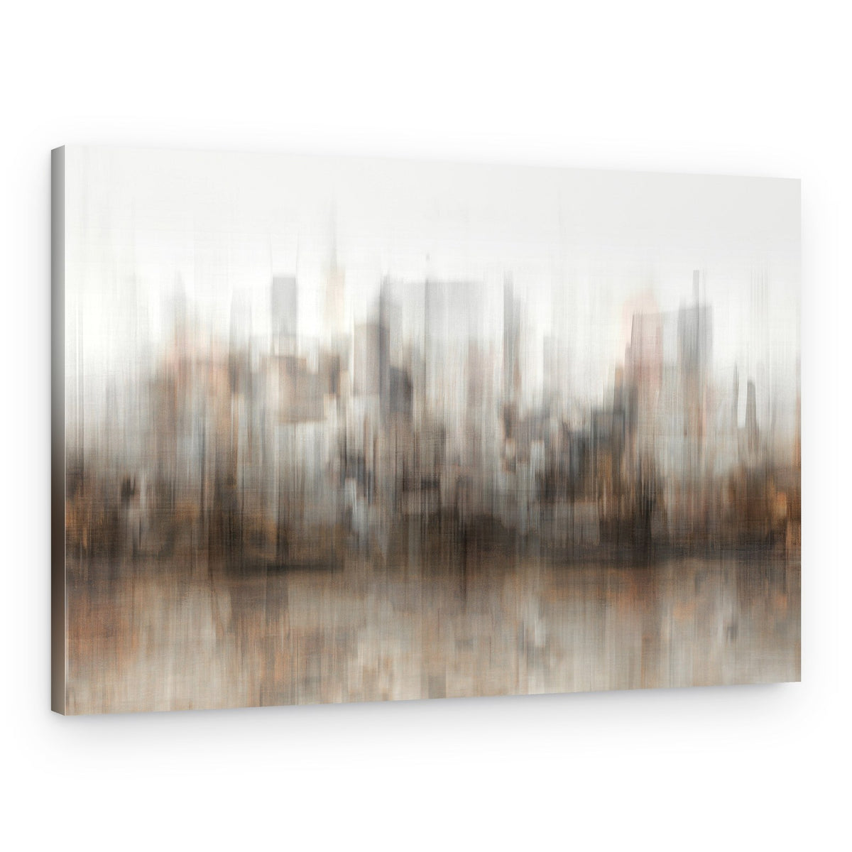 Blurred City Reflections – Canvas Print