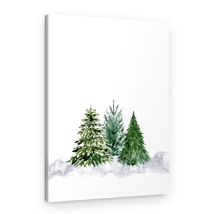 Three Winter Pines – Canvas Print