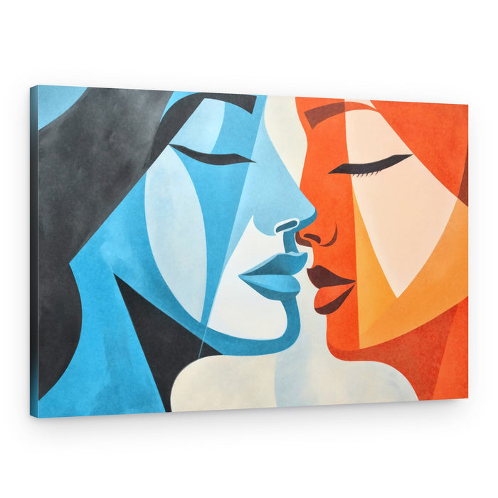 Abstract Kiss – Canvas Print