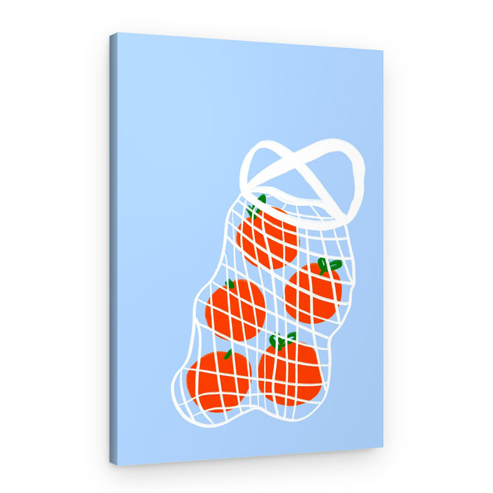 Tomatoes in Mesh – Canvas Print
