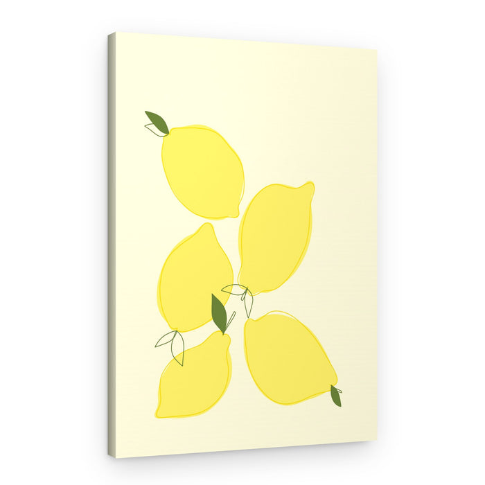 Lemon Harmony – Canvas Print