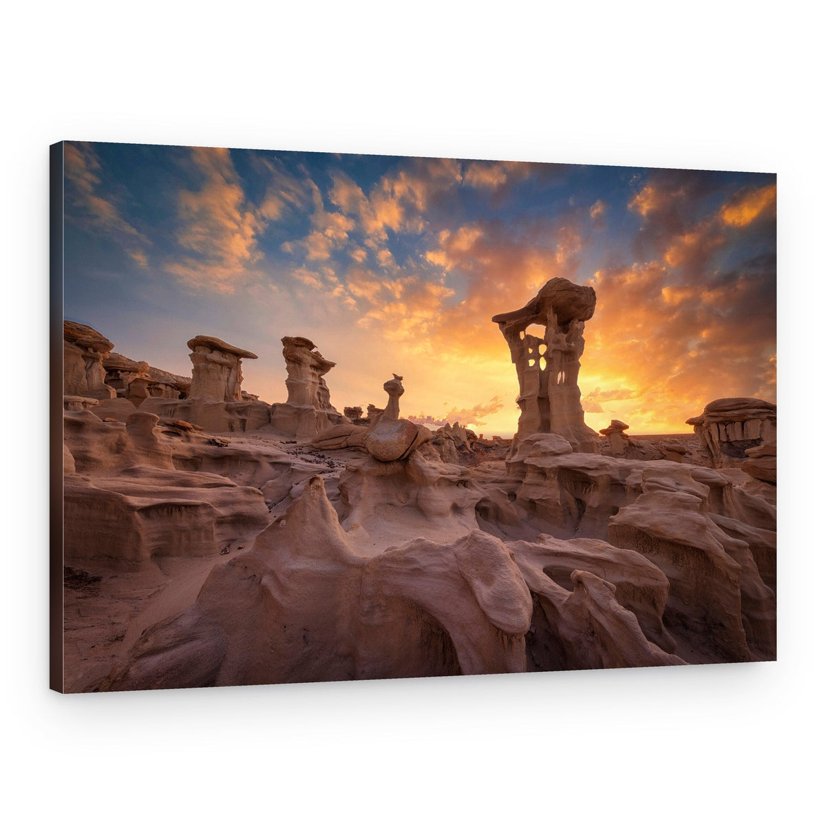 Desert Sunset Formations – Canvas Print
