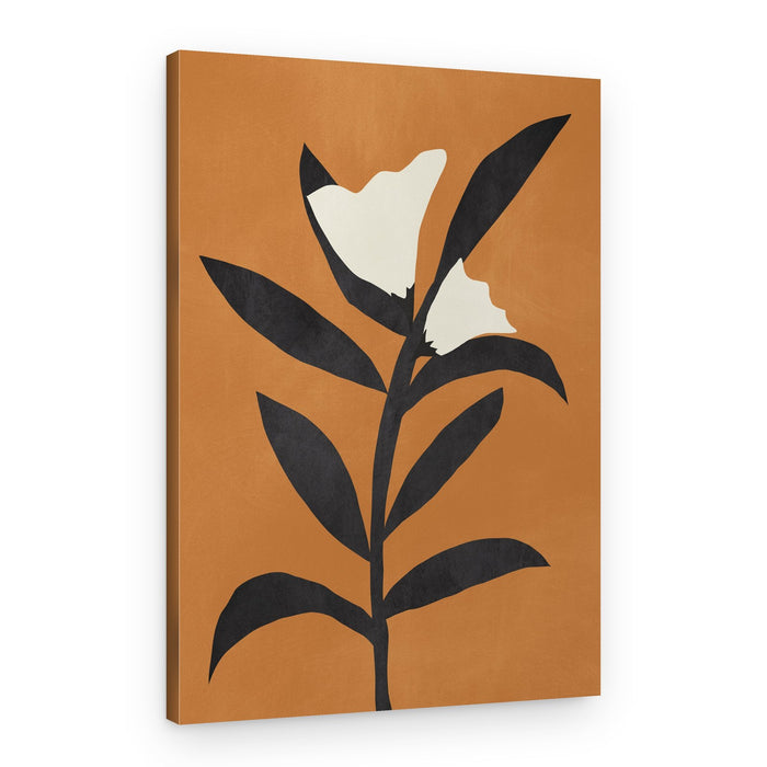 Minimalist Botanical Bloom – Canvas Print