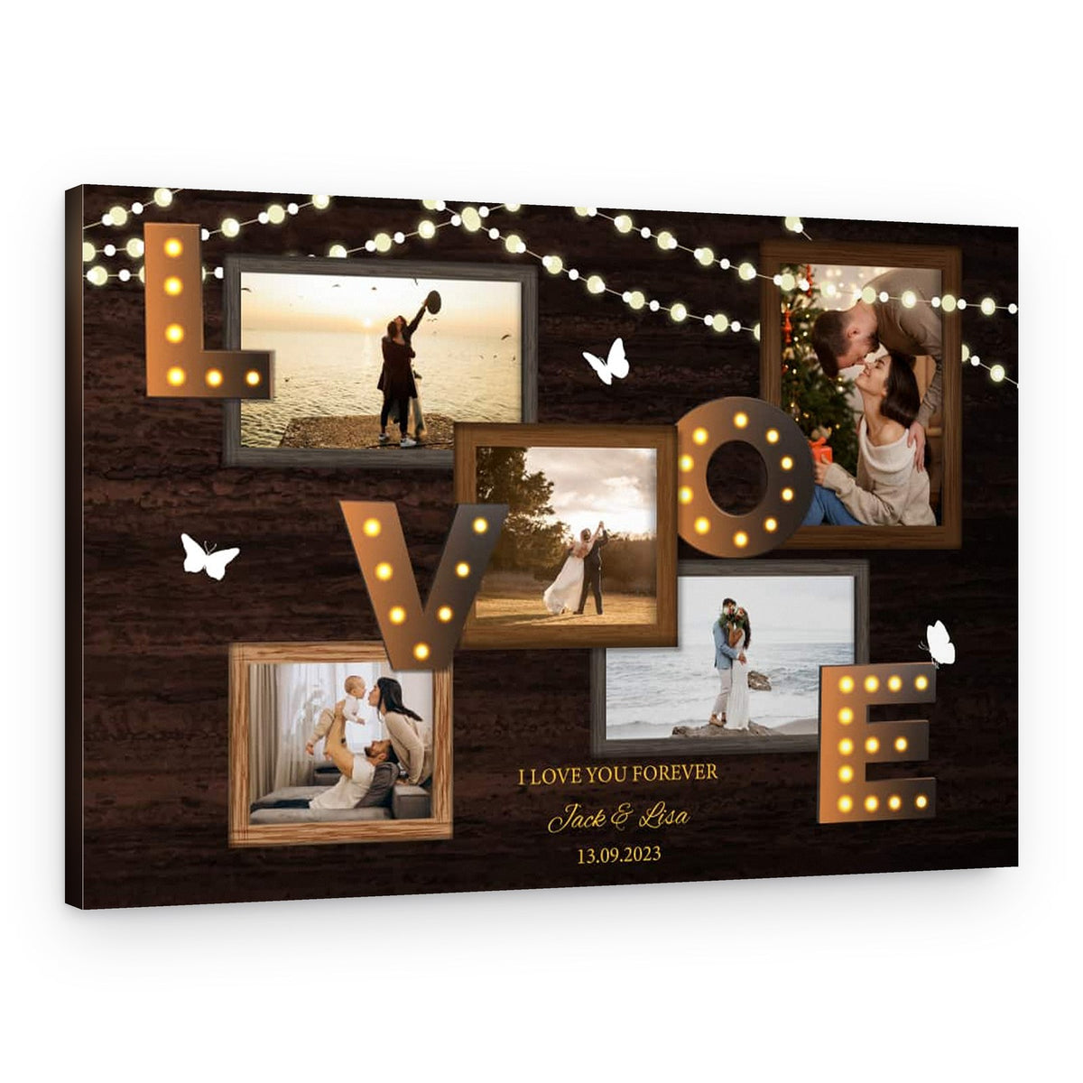 Love Collage Photo Canvas Print – Canvas Print