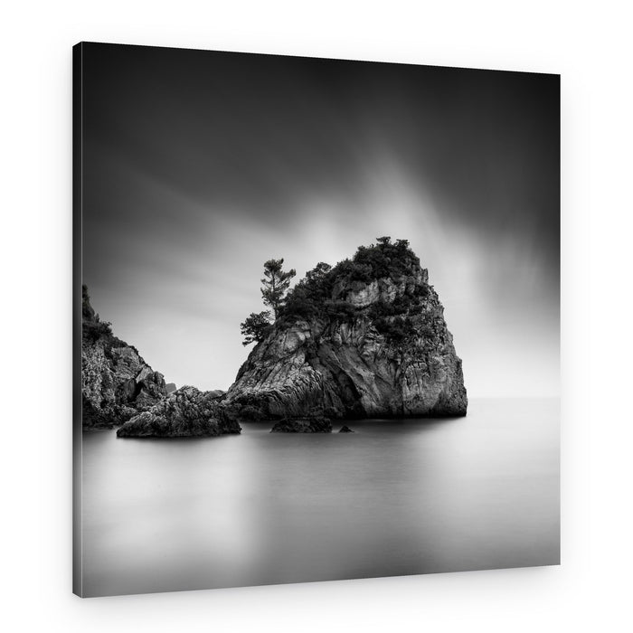 Tranquil Ocean Rock – Canvas Print