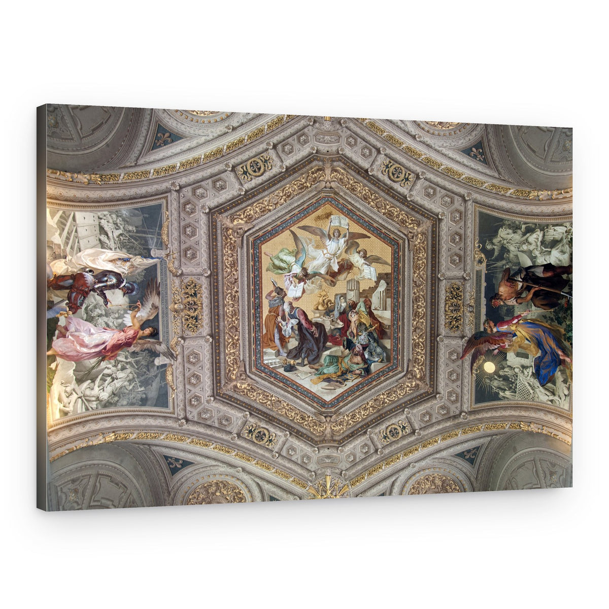 Divine Ceiling Adoration – Canvas Print
