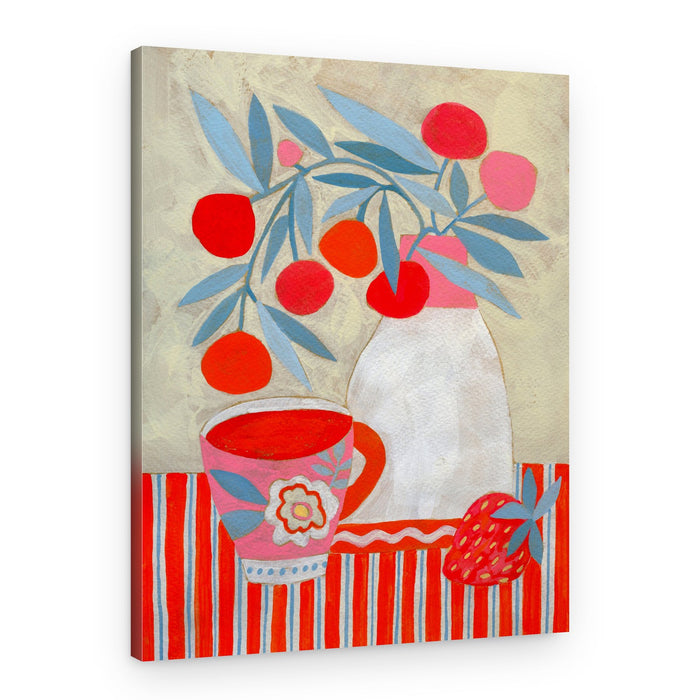 Cheerful Fruit Still Life – Canvas Print