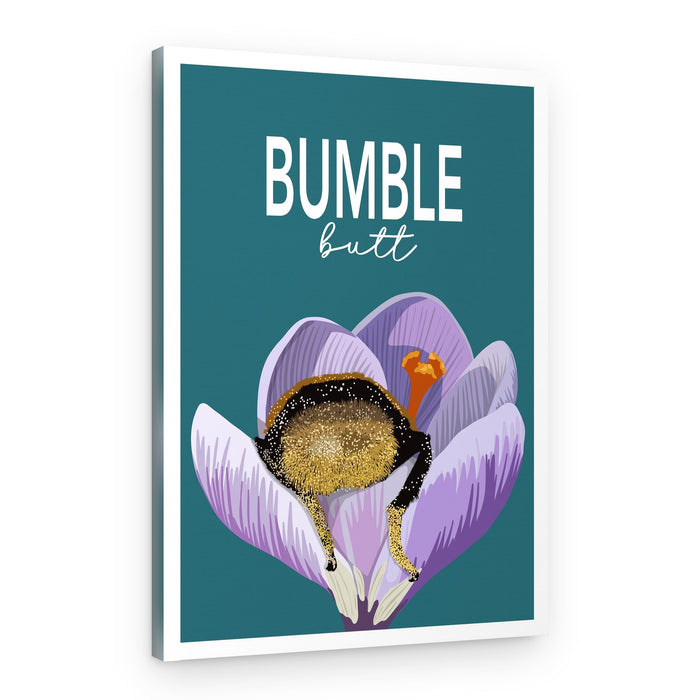 Bumble Butt Flower – Canvas Print
