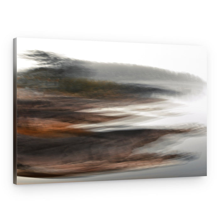 Misty Forest Horizon – Canvas Print