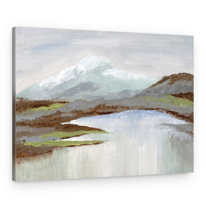 Serene Mountain Lake – Canvas Print