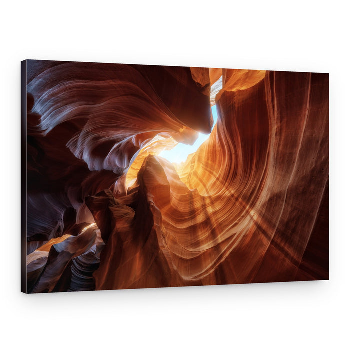Golden Slot Canyon – Canvas Print