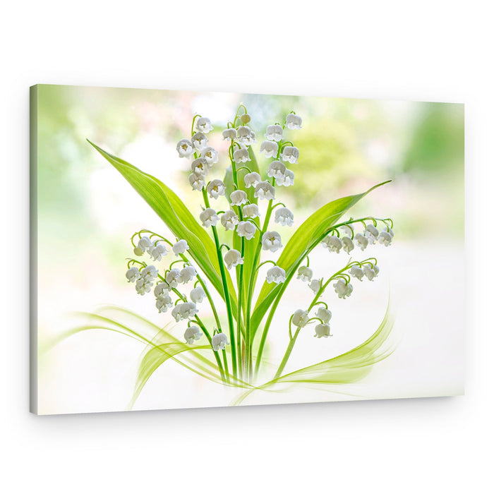Fresh Lily of the Valley – Canvas Print