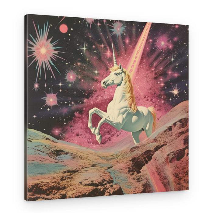 Cosmic Unicorn Dreamscape – Canvas Print