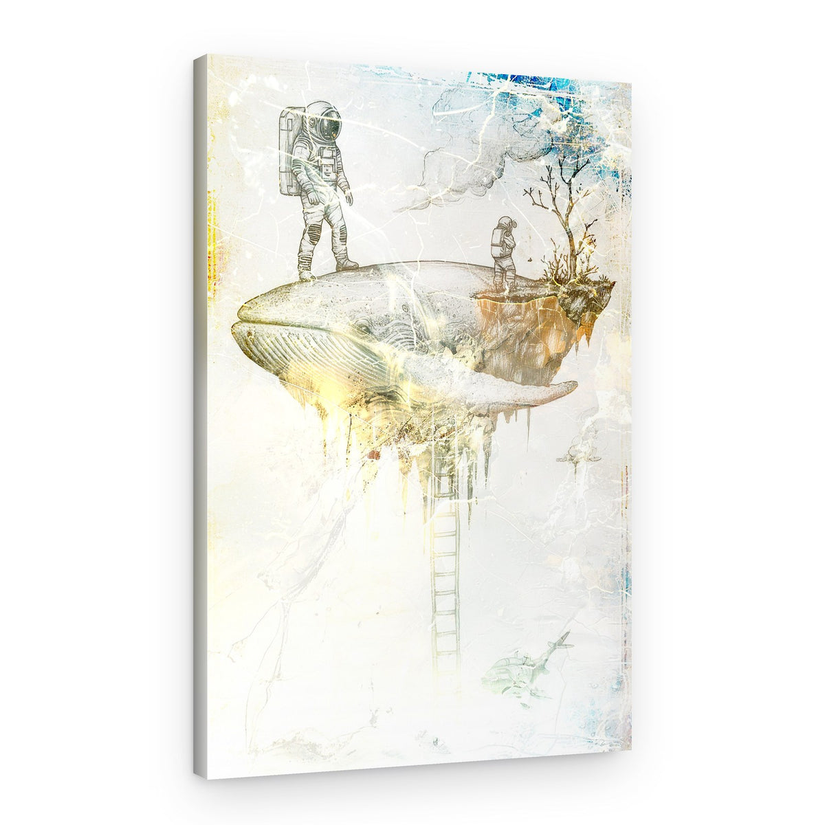 Astronaut Whale Dream – Canvas Print