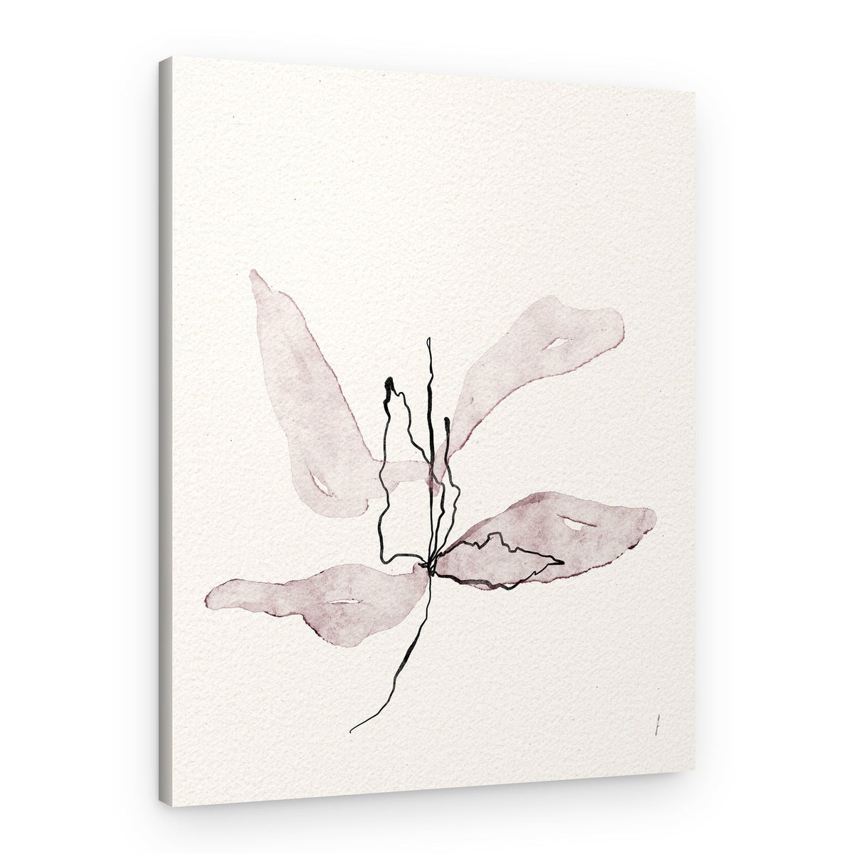 Delicate Botanical Bloom – Canvas Print