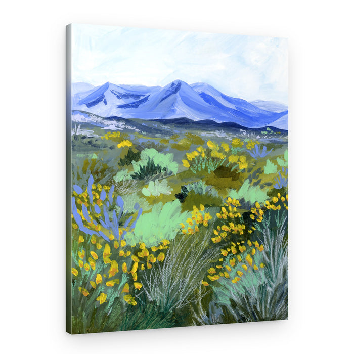 Yellow Desert Bloom – Canvas Print