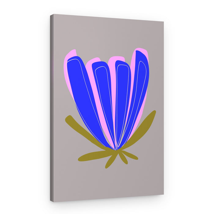 Modern Floral Bloom – Canvas Print