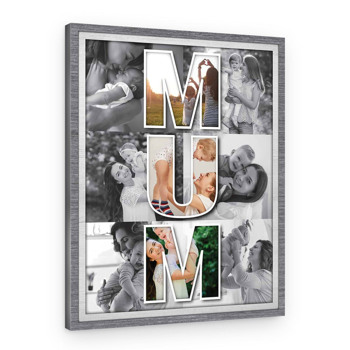 Mother Art Custom Photo Collage Canvas Print – Canvas Print – MUM