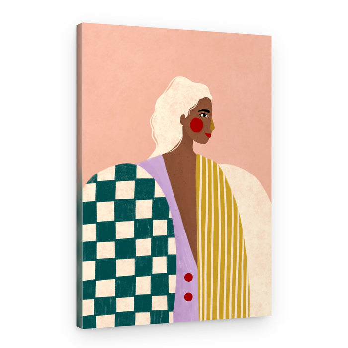 Bold Fashion Portrait – Canvas Print