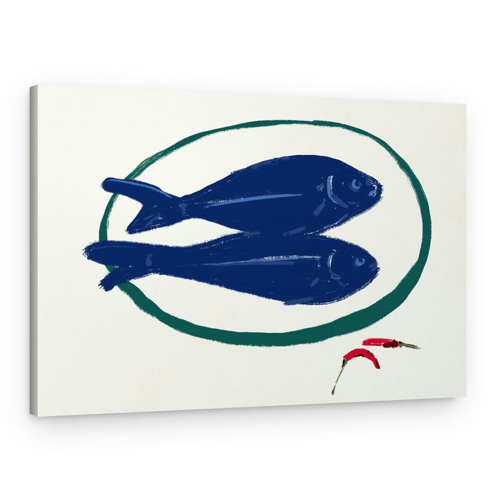 Fish and Red Chilies – Canvas Print