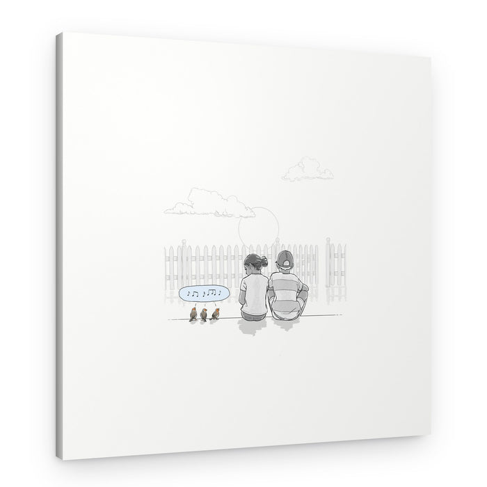 Childhood Bird Song – Canvas Print