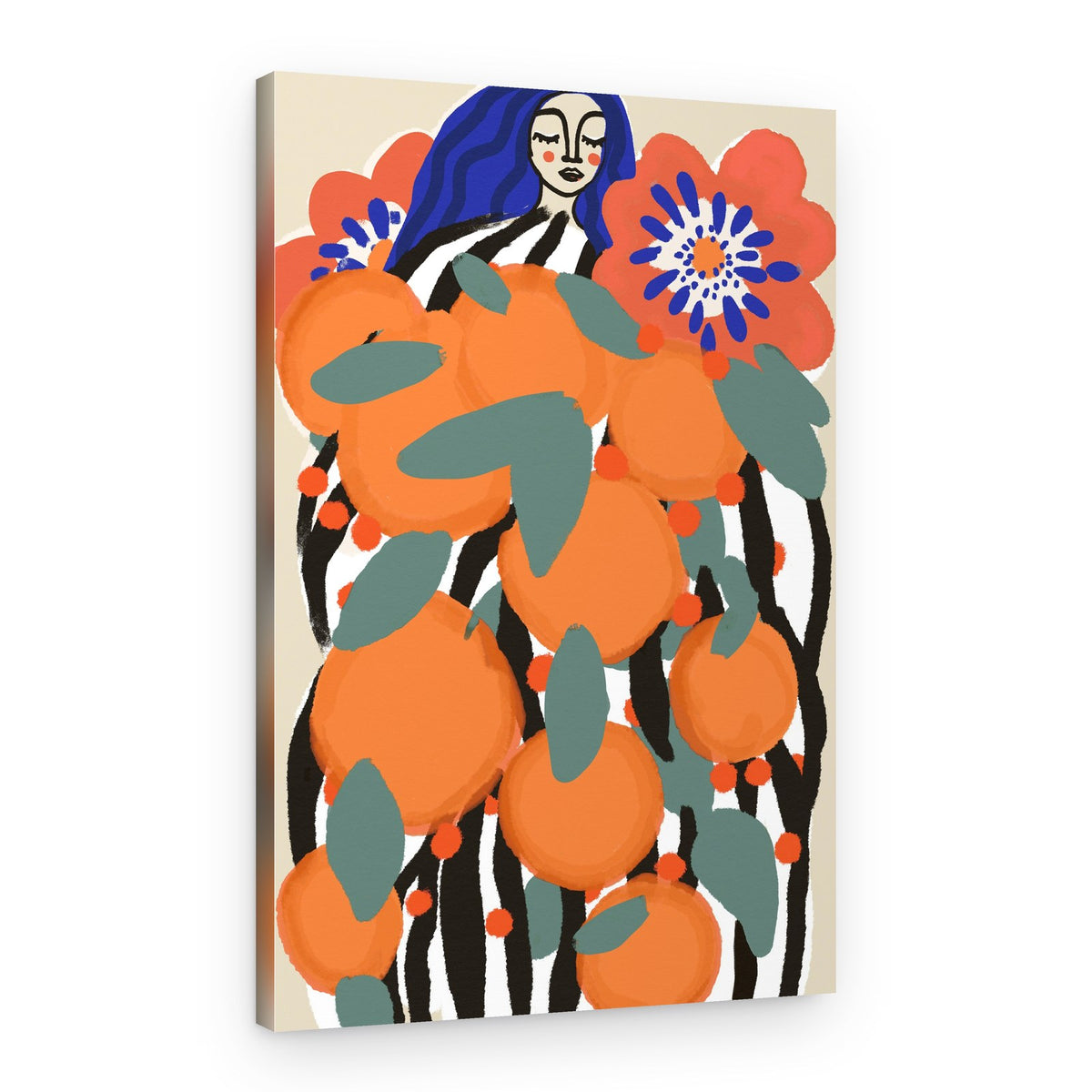 Fruit Princess – Canvas Print