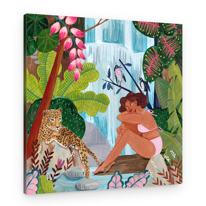 By the Waterfall – Canvas Print